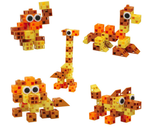 Click-A-Brick Animal Kingdom Safari 30pc Educational Toys Building Blocks Set for Kids