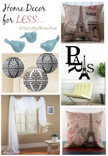 Home Deor ideas, Paris theme, clean lines with shabby chic, easy way to restyle any room in your house