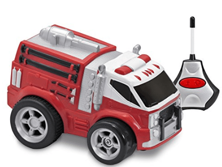 Soft and Squeezable Radio Control Fire Truck - Just right for younger kids! #GiftForKids