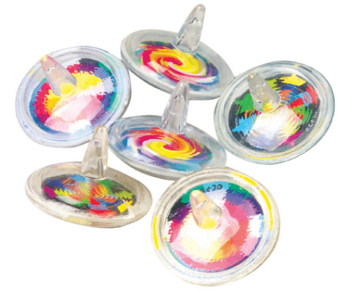 Spin Tops 36pcs ~ Party Favors, Non-Food Valentines Idea