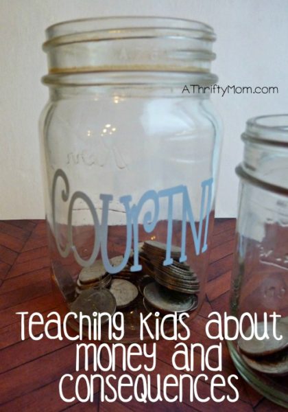 teaching kids about money and consequences, #money, #kids, #consequences, #parenting, #helpfultips