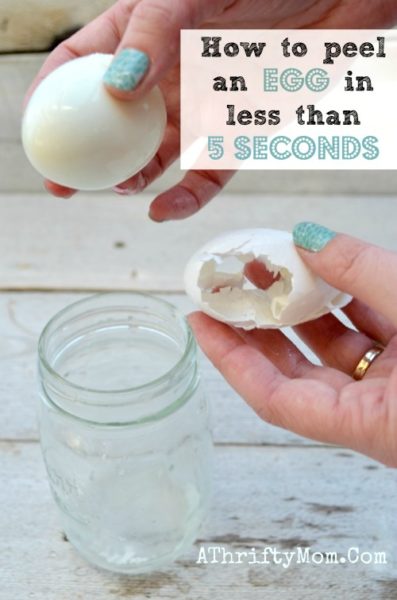 How to peel an egg in 5 seconds or less, Peel an egg with a glass jar, kitchen hack, this is the coolest idea ever I can not wait to try it, Hard Boiled Eggs, Easter Egg