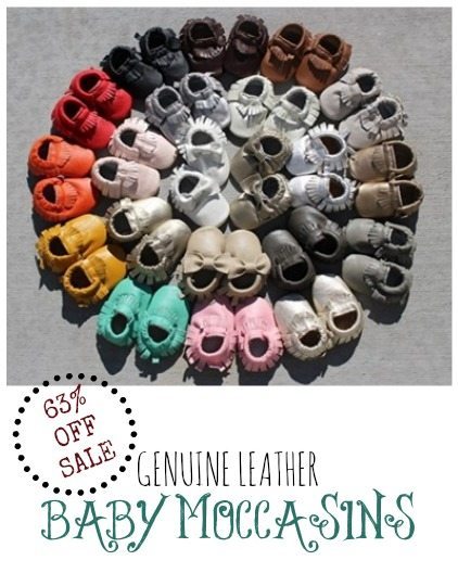 Leather Baby Maccasins, leather baby shoes form JANE hurry sale is 2 days only