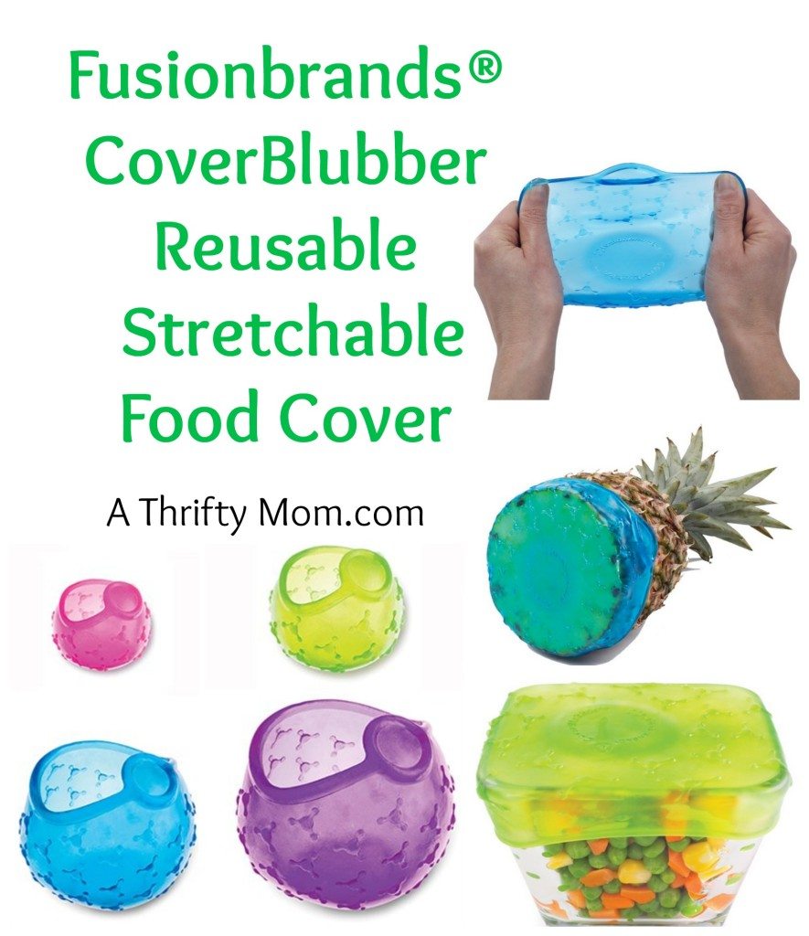Fusionbrands CoverBlubber Reusable Stretchable Food Cover - A Thrifty Mom