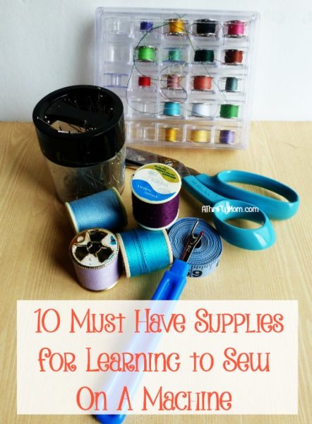 10 must have supplies for learning to sew on a machine, sewing, tips and tricks, lifehacks, sewing machine, sewing supplies
