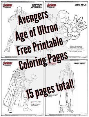 Avengers Age Ultron Free Printable Coloring Pages Including Scarlet Witch