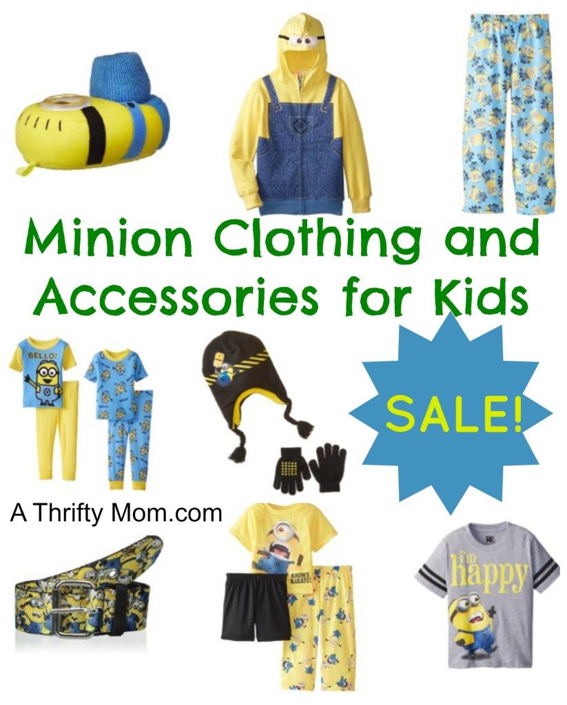 Minion Clothing and Accessories for Kids On Sale - A Thrifty Mom