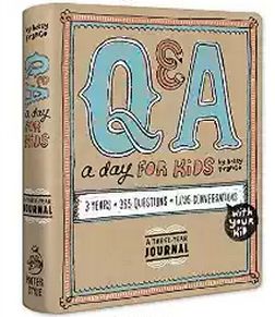 q and a journal for kids, journal, daily prompt journal, gifts for kids, gift ideas