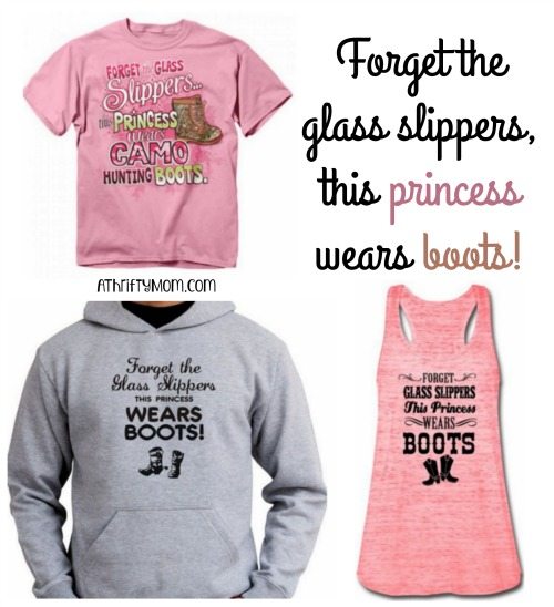 Western wear or hunting clothing for girls, Forget the glass slippers, this princess wears boots! Pink camo, cowgirl up