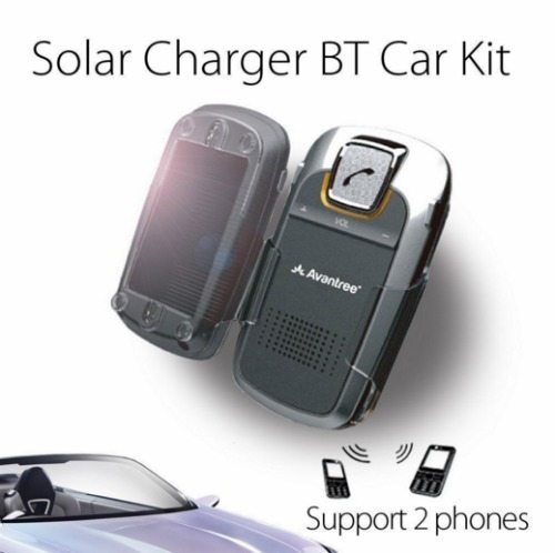 solar power blue tooth car charger