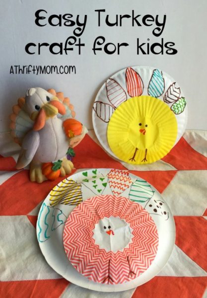 Easy turkey craft for kids, kids craft, fall craft, thanksgiving craft, craft, thrifty craft ideas, craft