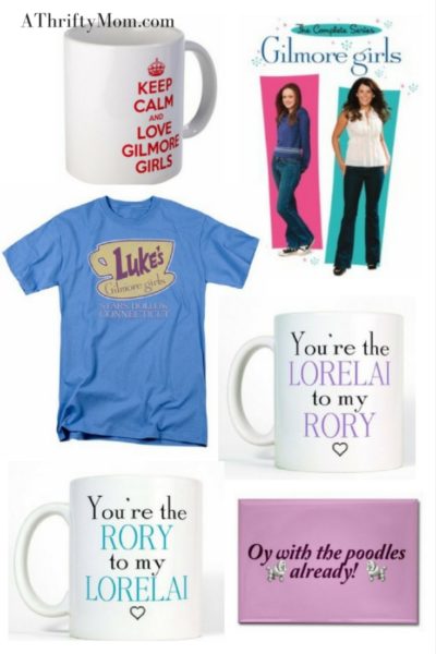 Gilmore Girls, fan gear, Lukes, Lorelai, Rory, amazon deals, gift ideas, thrifty gifts