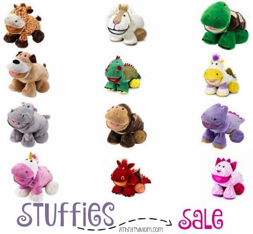 Stuffies sale, gift ideas for kids now over half off, christmas gift guide 2015