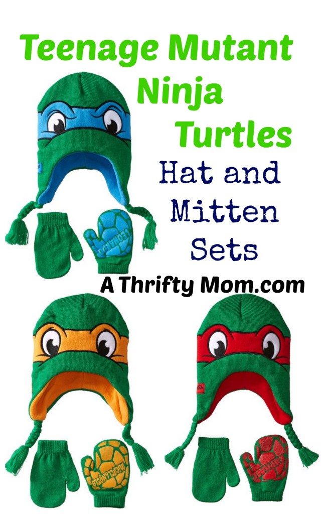 Teenage Mutant Ninja Turtles Hat and Mitten Sets
