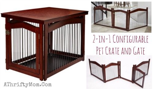 Pet owner gift ideas, 2-in-1 Configurable Pet Crate and Gates