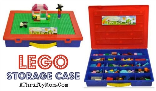 lego storage case and carring case, gift ideas for kids who love legos