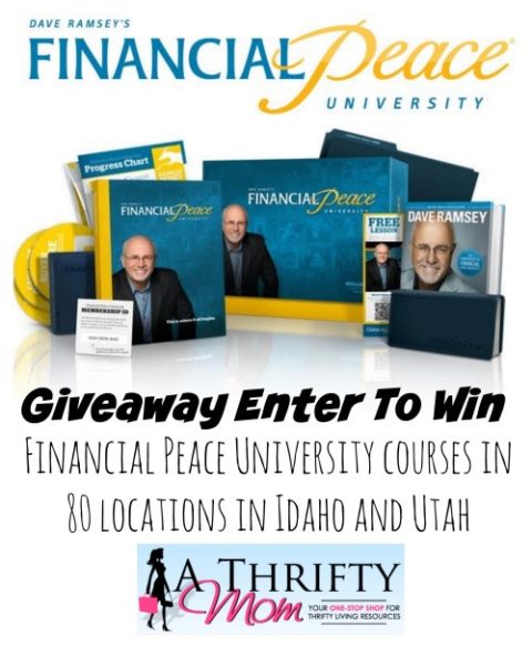 Dave Ramsey’s Financial Peace University giveaway