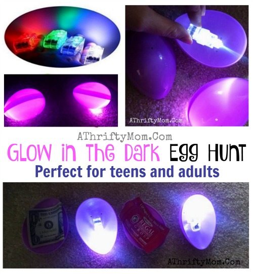 Family reunion ideas and games for kids and adult, Games for a large group, Glow in the dark egg hunt fur for teens and adults, Do it for Easter or anytime of the year