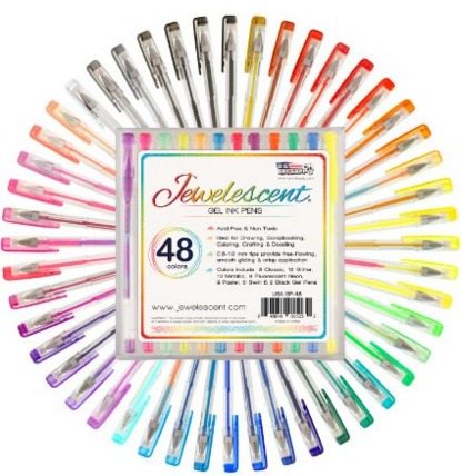 gel pens, ink pens, pens, gift ideas, scrapbooking, crafting, journaling, gifts for teens, gifts for kids