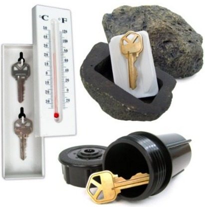 key hider, hide a key, backup key