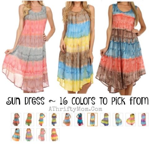summer sun dress, swimsuit cover up, fashion deals for less
