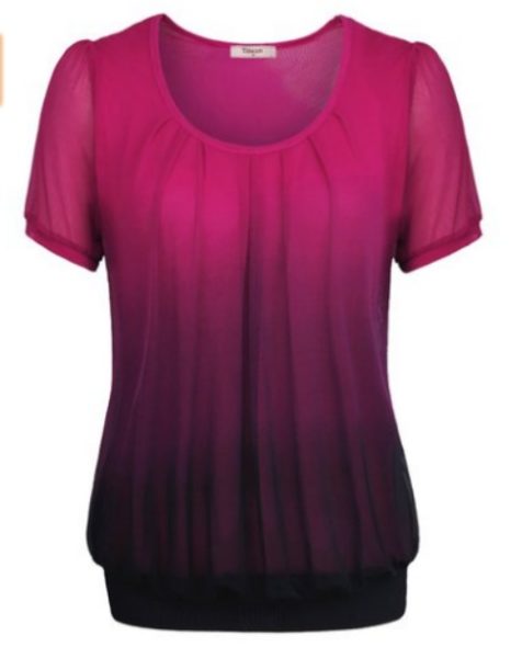 pleated front, sleeved or sleeveless blouse, womens top, clothes, fashion, style. clothes for women