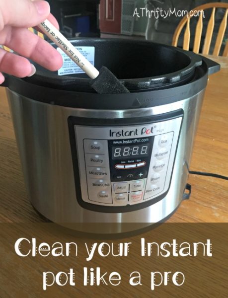 clean your instant pot like a pro, instant pot, electric pressure cooker, kitchen hacks, cleaning