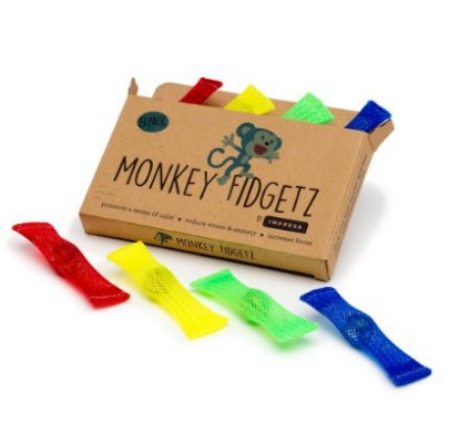 monkey fidgetz, anxiety reducing toys, toys, fidget toys, concentrate, anxiety, adhd, autism