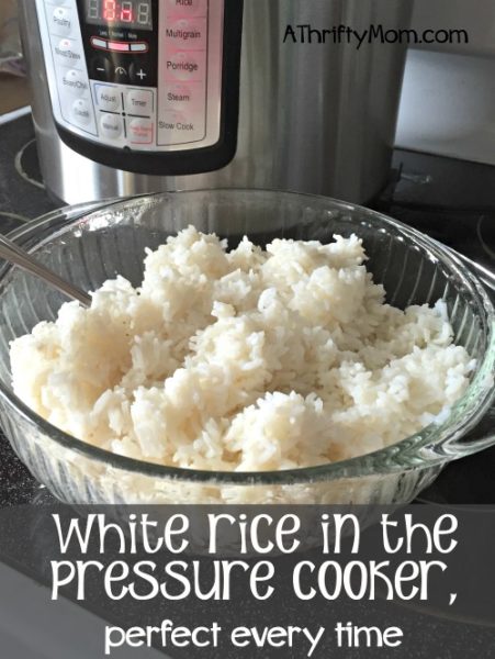 white rice in the pressure cooker, perfect every time, food prep, elecric pressure cooker, instant pot, rice, tips and tricks, kitchen hacks