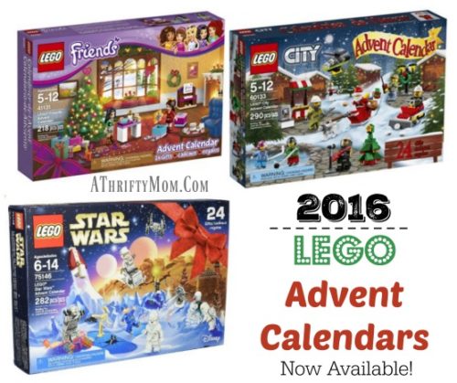 2016 LEGO Advent Calendars sale, in stock grab them early they always sell fast, Christmas Traditions for families, amazon sale