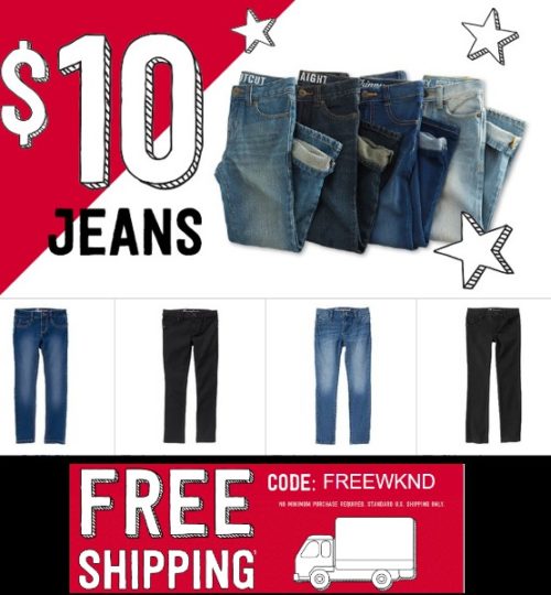 Crazy 8 jean sale with free shipping