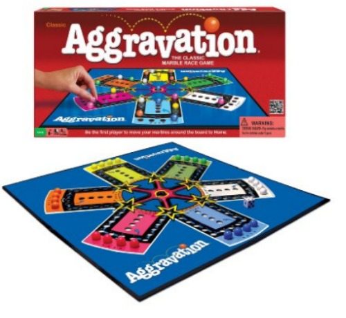 Aggravation marble game
