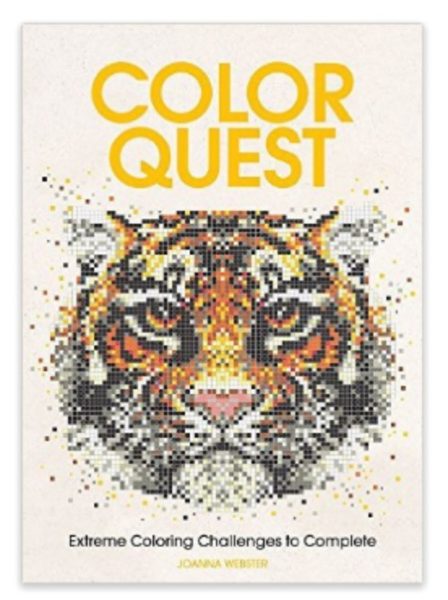 Color quest challenging coloring book