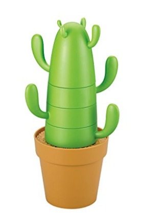 Stackable cactus mug set