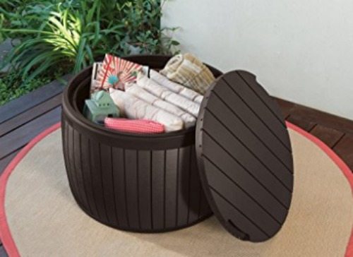 Outdoor storage table