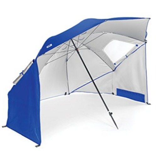 Portable umbrella canopy