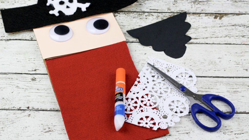 Pirate Paper Bag Craft Halloween DIY