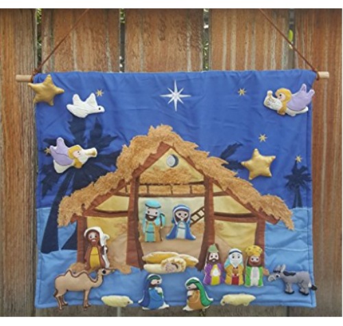 Fabric Nativity set