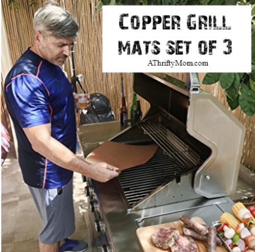 Copper grilling mats
