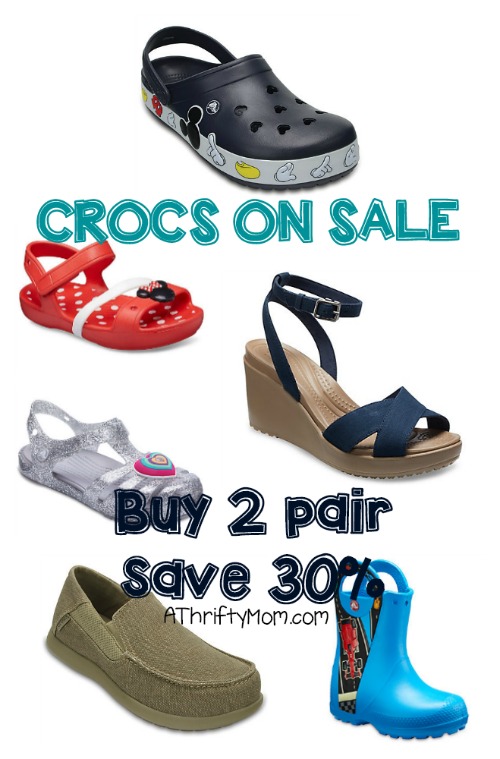 Save on Crocs through Monday