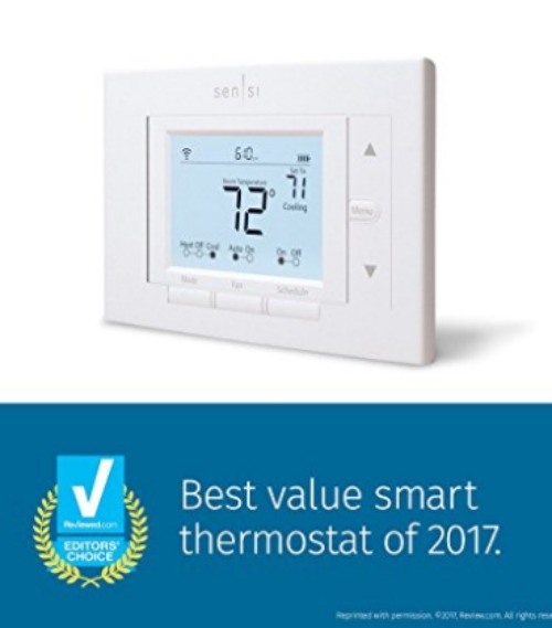 Wi-fi smart thermostat