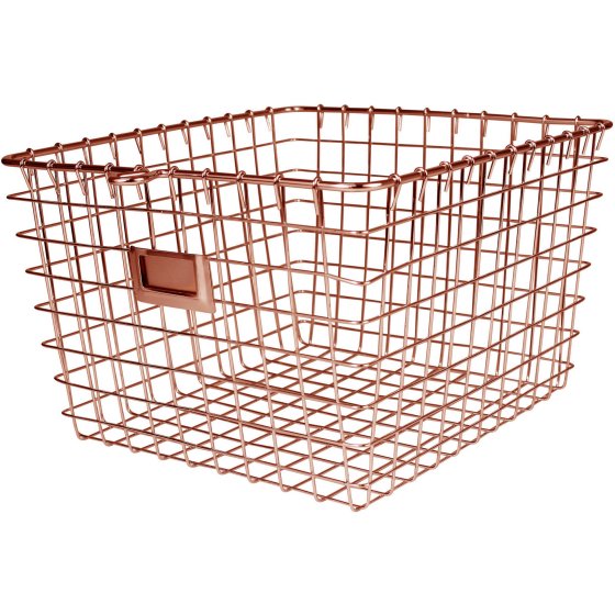 Copper storage basket