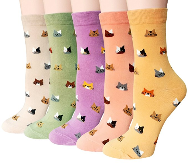 Cute Cotton Crew Animal Socks