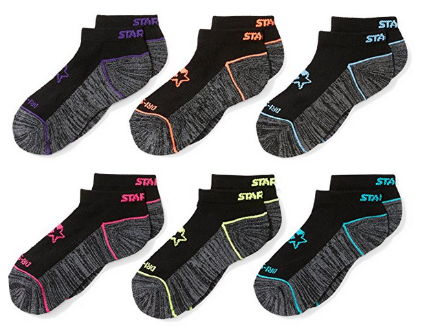 6 Pack Kids' Athletic Ankle Socks