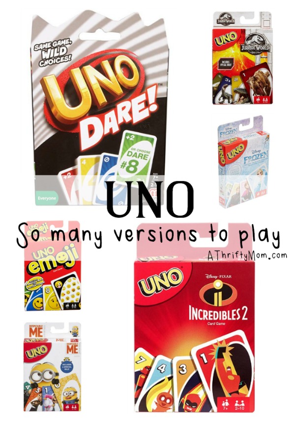 So many ways to play Uno