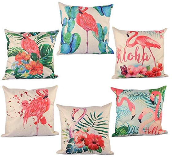 Flamingo pillow covers