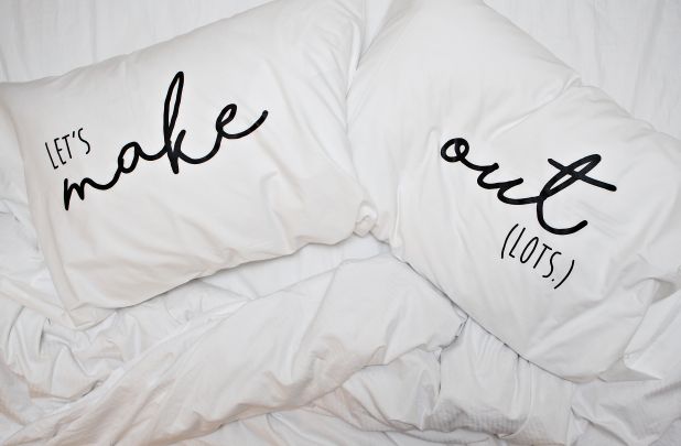 His and hers pillowcase set
