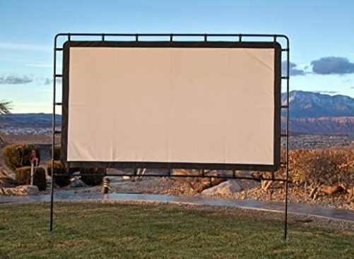 Portable outdoor movie screen