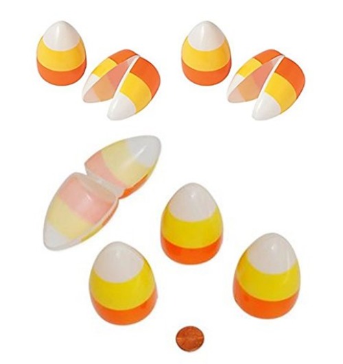 Candy corn treat containers