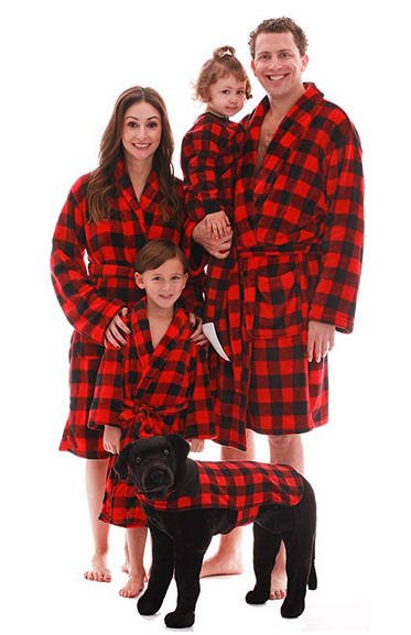 Matching Family Plaid Robes